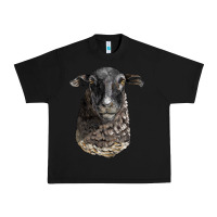 Black dorper sheep head Urban Heavy Tee - LillyAllenDesigns