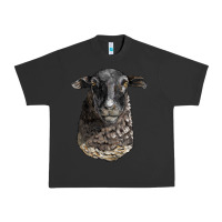 Pigment Black dorper sheep head Urban Heavy Tee - LillyAllenDesigns
