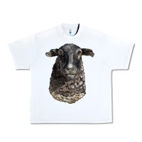 White dorper sheep head Urban Heavy Tee - LillyAllenDesigns