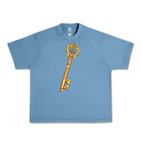 Pebble Blue love key Urban Heavy Tee - AdoDesignShop