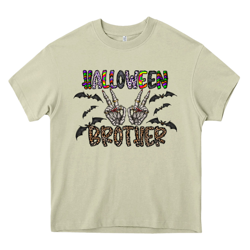 Halloween Brother Heavy Core Tee by CowhideDigitalArt | Teevron