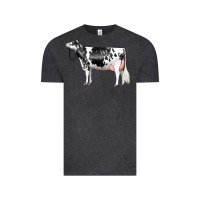 Vintage Black Holstein Dairy Cow Vintage Tee - LillyAllenDesigns