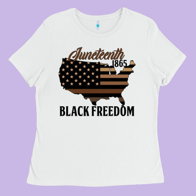 Juneteenth 1865 Black Freedom Ladies Tee Designed By Hra Design Shop