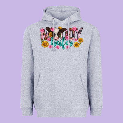 Moody Heifer Mother's Day Heavyweight Hoodie Designed By Texasbilliewilder