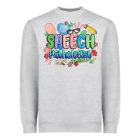 Heather Grey speech pathologist Heavyweight Sweatshirt - MaliasSmallBusiness