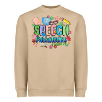 Mushroom speech pathologist Heavyweight Sweatshirt - MaliasSmallBusiness