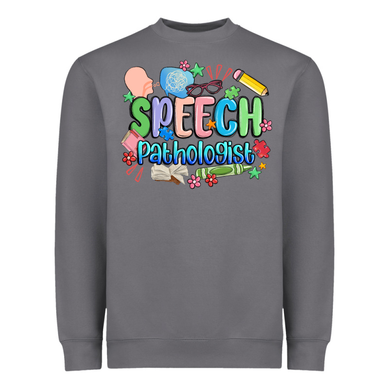 Speech Pathologist Heavyweight Sweatshirt by MaliasSmallBusiness | Teevron