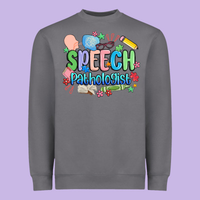 Speech Pathologist Heavyweight Sweatshirt Designed By Maliassmallbusiness