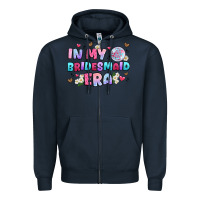 Navy in my bridesmaid era Zipper Hoodie - Artiststas