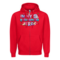Red in my bridesmaid era Zipper Hoodie - Artiststas