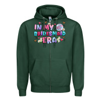 Sports Green in my bridesmaid era Zipper Hoodie - Artiststas