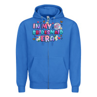 True Royal in my bridesmaid era Zipper Hoodie - Artiststas
