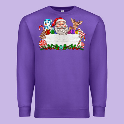Custom Name Christmas Premium Sweatshirt Designed By Texasbilliewilder