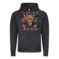 Vintage Black i'm dead inside but it's mardi gras Vintage Hoodie - Jasminsmagicworld