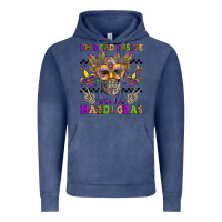 Vintage Denim i'm dead inside but it's mardi gras Vintage Hoodie - Jasminsmagicworld