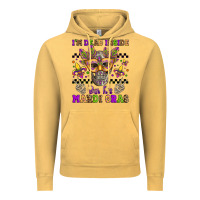 Vintage Mustard i'm dead inside but it's mardi gras Vintage Hoodie - Jasminsmagicworld