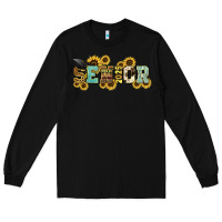 Black senior 2025 sunflowers Long Sleeve Tee - NancyCooperArtShop