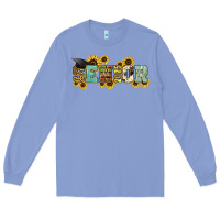 Colony Blue senior 2025 sunflowers Long Sleeve Tee - NancyCooperArtShop