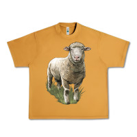 Peanut Butter dorset sheep Urban Heavy Tee - LillyAllenDesigns