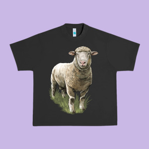 Dorset Sheep Urban Heavy Tee Designed By Lillyallendesigns