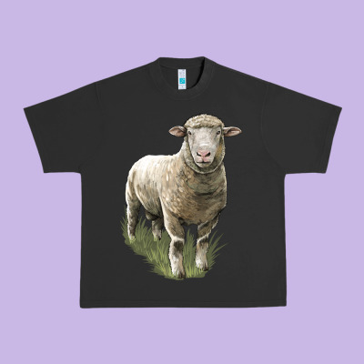 Dorset Sheep Urban Heavy Tee Designed By Lillyallendesigns