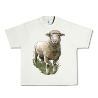 Pistachio dorset sheep Urban Heavy Tee - LillyAllenDesigns