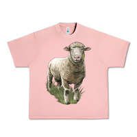 Salmon dorset sheep Urban Heavy Tee - LillyAllenDesigns
