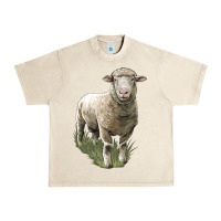 Sandshell dorset sheep Urban Heavy Tee - LillyAllenDesigns
