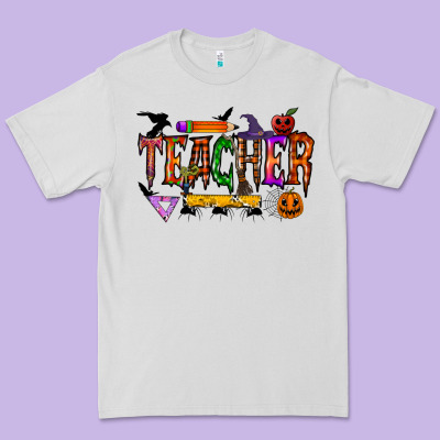 Teacher Halloween Premium Tee Designed By Racoondesign