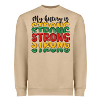 Mushroom my history is strong Heavyweight Sweatshirt - MaliasSmallBusiness