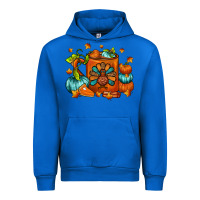 Cobalt Thanksgiving Coffee Mug Urban Hoodie - FaDigitalArtStudio