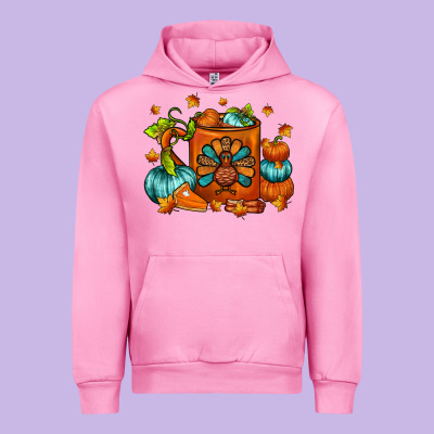 Thanksgiving Coffee Mug Urban Hoodie Designed By Fadigitalartstudio