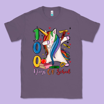 100 Days Of School Classic Tee Designed By Maliassmallbusiness