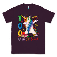 Plum 100 days of school Classic Tee - MaliasSmallBusiness