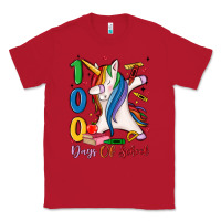 Red 100 days of school Classic Tee - MaliasSmallBusiness