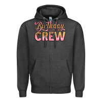 Charcoal Heather birthday crew Zipper Hoodie - Artiststas