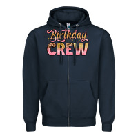 Navy birthday crew Zipper Hoodie - Artiststas