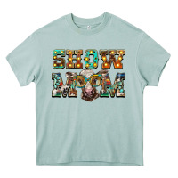 Arona show mom brown calf eye glasses Heavy Core Tee - BarkalooDesign