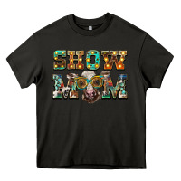 Asphalt show mom brown calf eye glasses Heavy Core Tee - BarkalooDesign