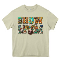 Mossy show mom brown calf eye glasses Heavy Core Tee - BarkalooDesign