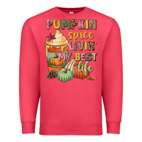Cardinal Pumpkin spice livin' my best life Premium Sweatshirt - NancyCooperArtShop