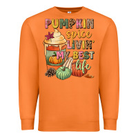 Carrot Pumpkin spice livin' my best life Premium Sweatshirt - NancyCooperArtShop