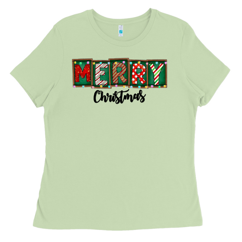 Merry Christmas Ladies Tee by CowhideDigitalArt | Teevron