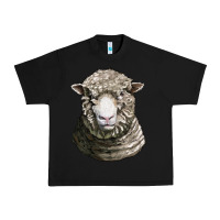 Black dorset sheep head Urban Heavy Tee - LillyAllenDesigns