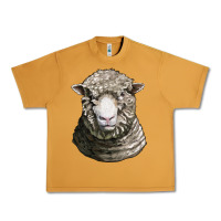 Peanut Butter dorset sheep head Urban Heavy Tee - LillyAllenDesigns
