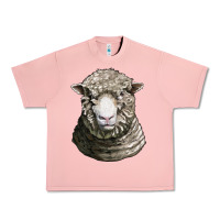Salmon dorset sheep head Urban Heavy Tee - LillyAllenDesigns