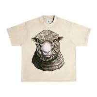 Sandshell dorset sheep head Urban Heavy Tee - LillyAllenDesigns