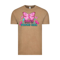 Vintage Coffee cancer picked the wrong girl Vintage Tee - NancyCooperArtShop