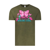 Cancer Picked The Wrong Girl Vintage Tee | Teevron