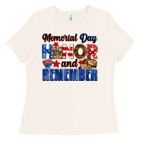 Bone Memorial day honor and remember Ladies Tee - Neo Western